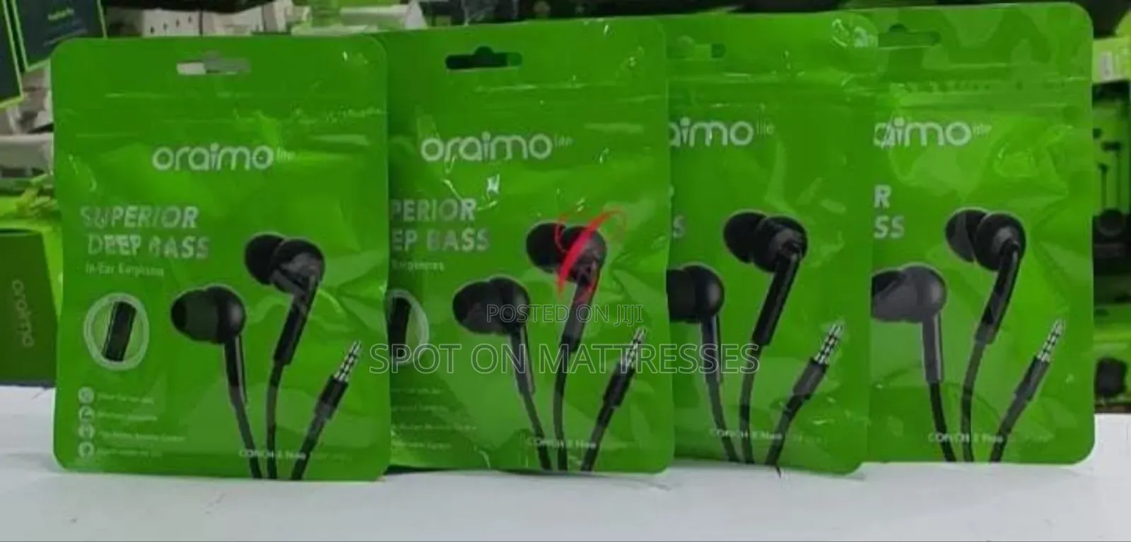 Oraimo Conch 2 Neo Oep-320s Superior Deep Bass In-ear Earphones.