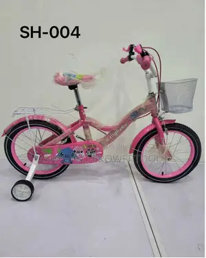 Pink "Mybebe" Brand Kids' Bicycle, Model Sh-004.