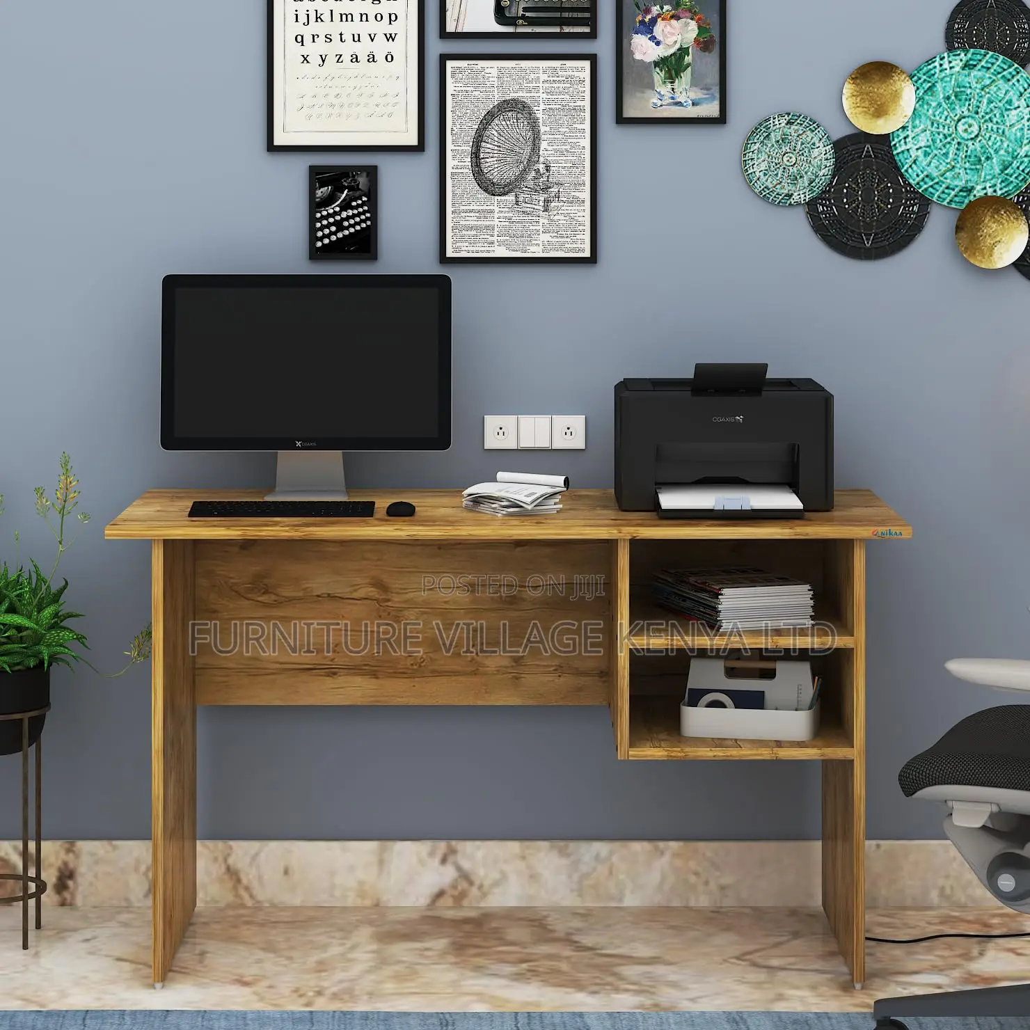 Small Office Table With Drawer, Computer Table