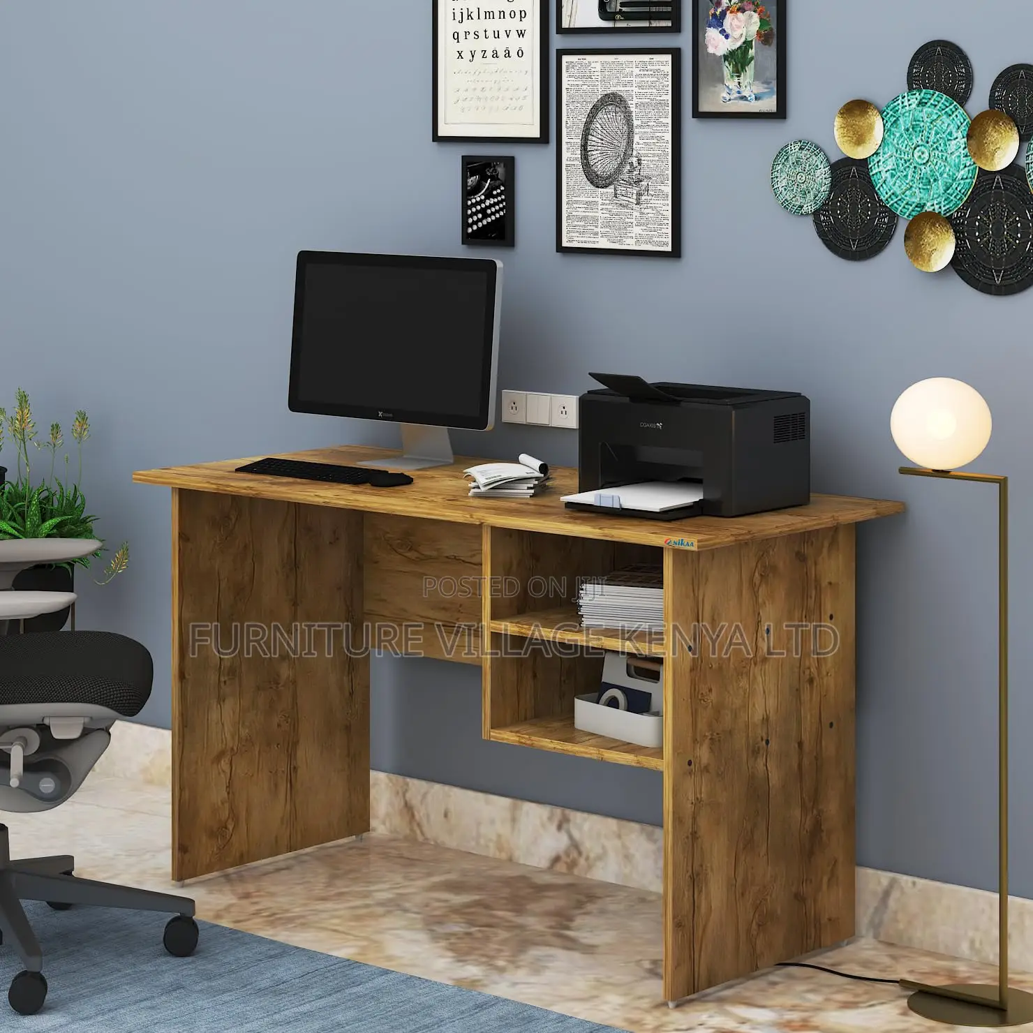 Small Office Table With Drawer, Computer Table