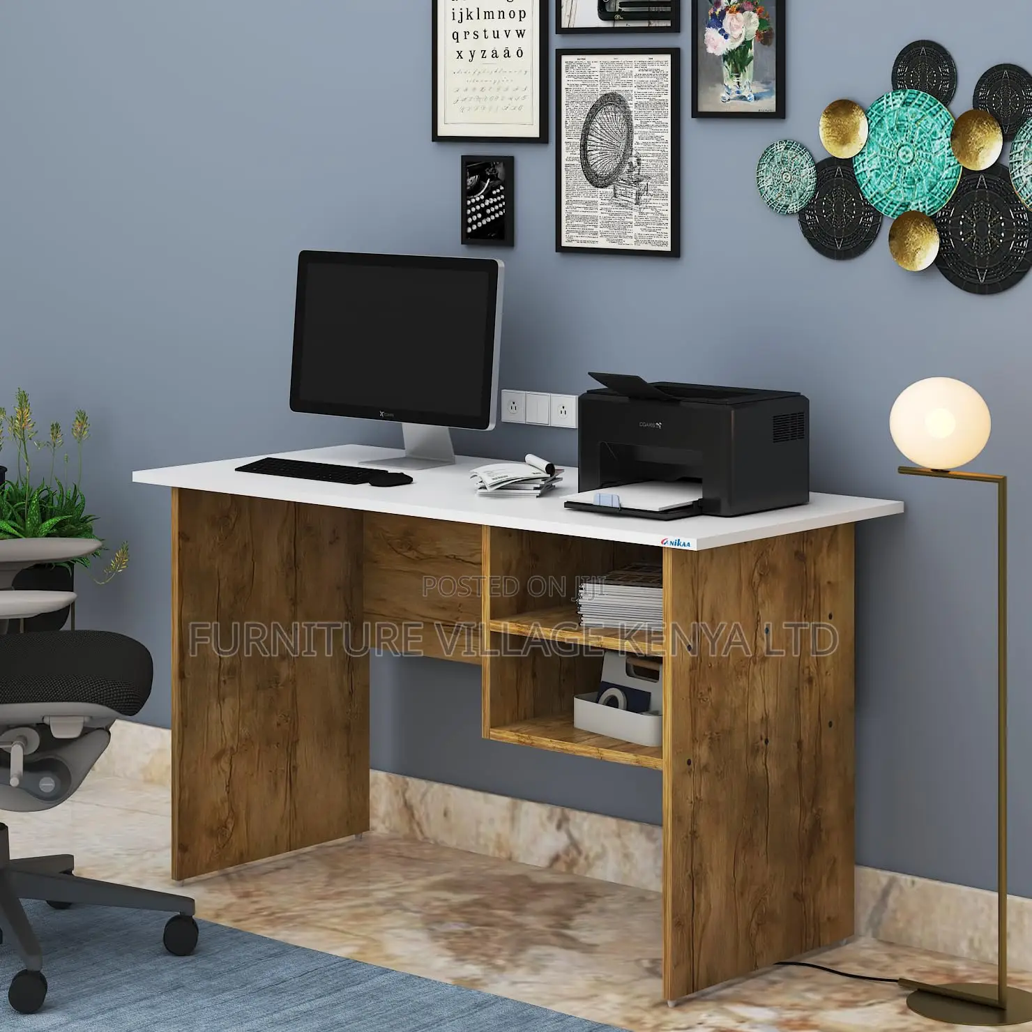 Small Office Table With Drawer, Computer Table