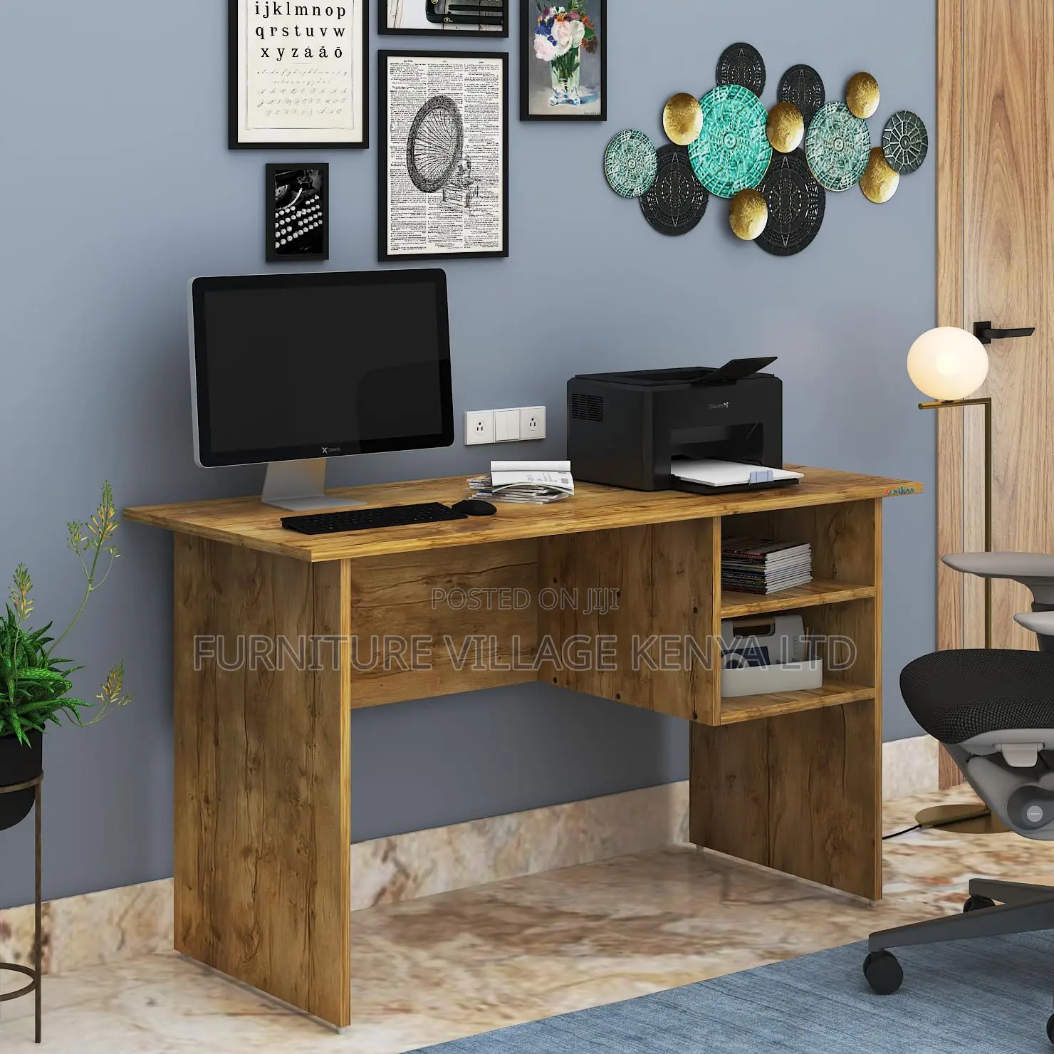 Small Office Table With Drawer, Computer Table