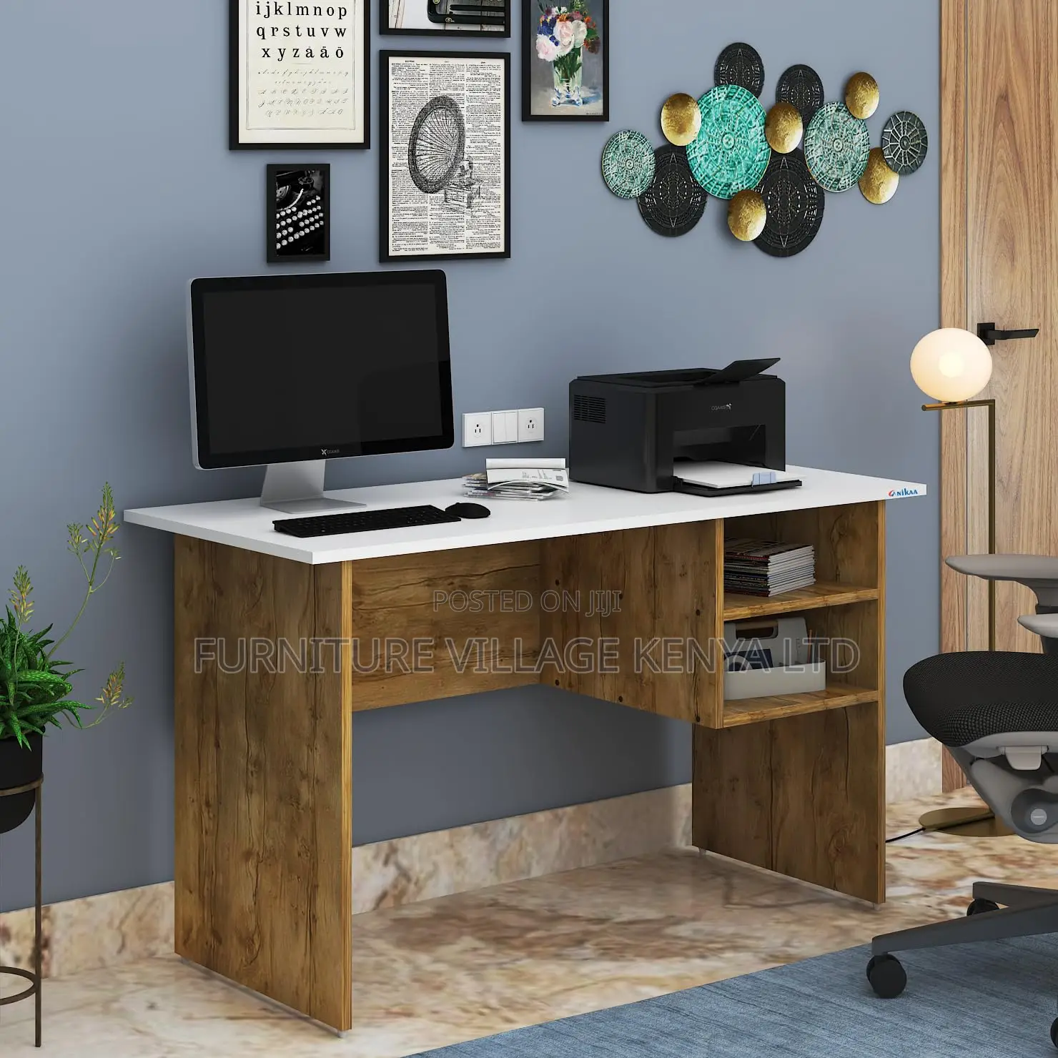 Small Office Table With Drawer, Computer Table