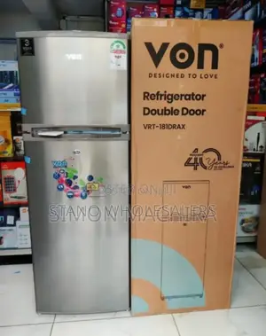 Colour Silver, Von 181l Fridge. Brand New