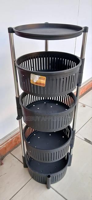 Durable Plastic Kitchen Fruit Organizer Stand - thumbnail 2