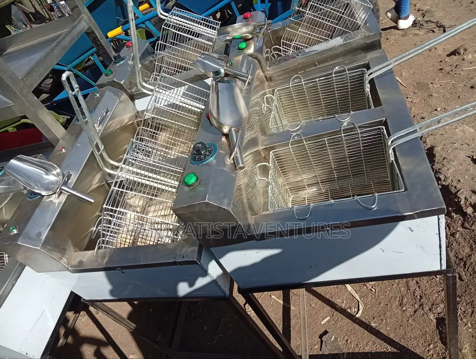 Large Chips Deep Fryers, 34 Litres