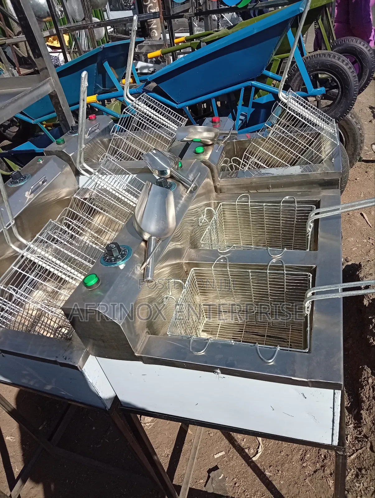 Large Chips Deep Fryers, 34 Litres