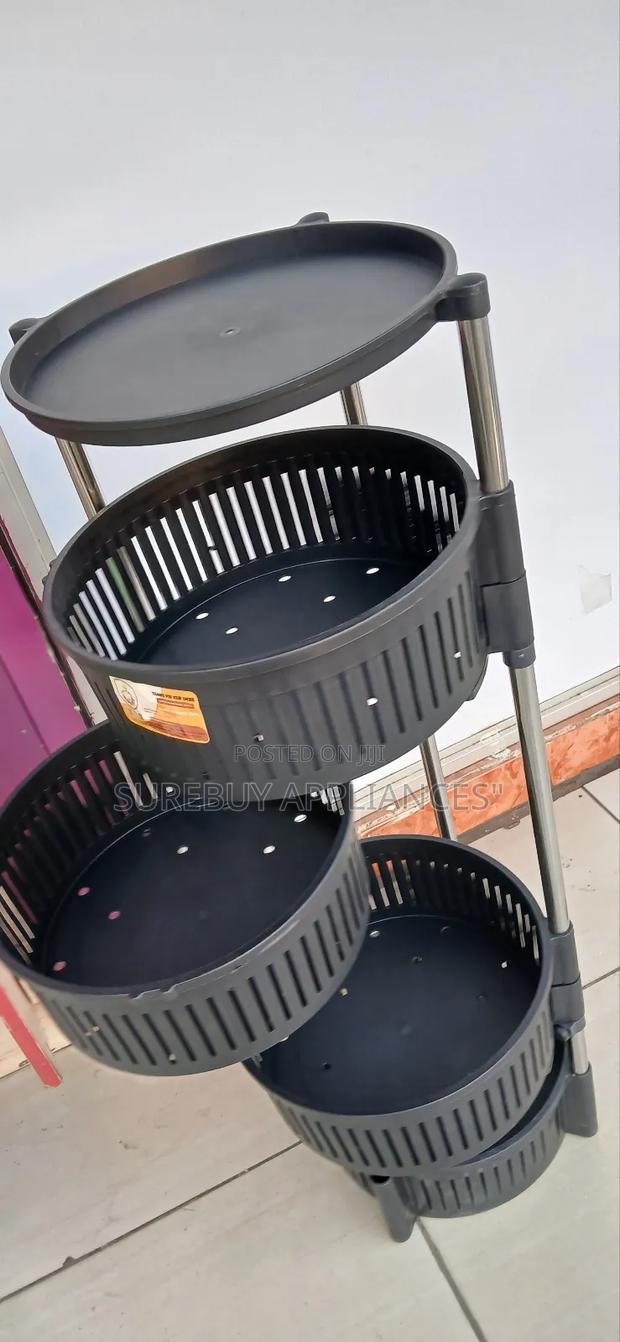 Heavy Duty Plastic Fruit Storage Rack - main view