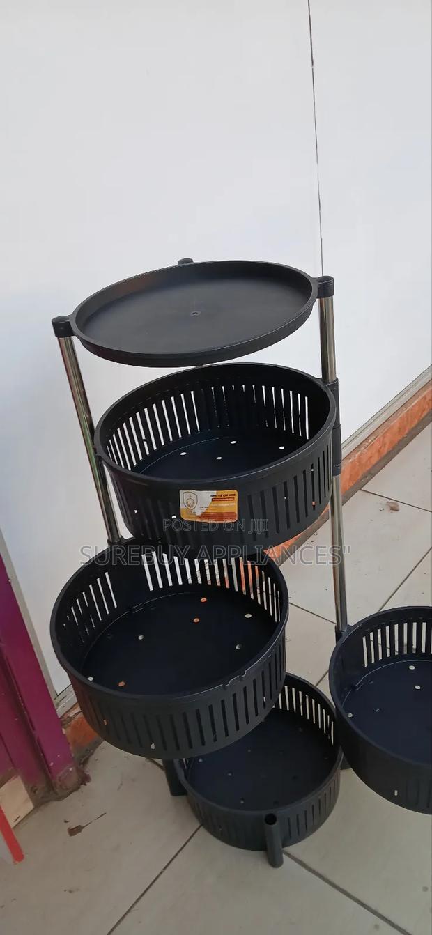 Modern Plastic Countertop Fruit Organizer - main view