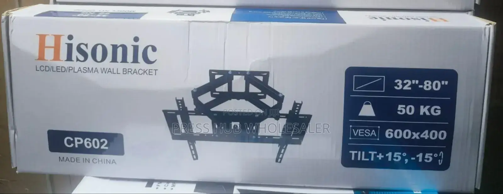 Hisonic Cp602 LCD/Led/Plasma Wall Bracket.