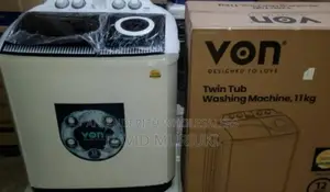 Colour White, Home Use- Von 8kgs Laundry Washing Machines