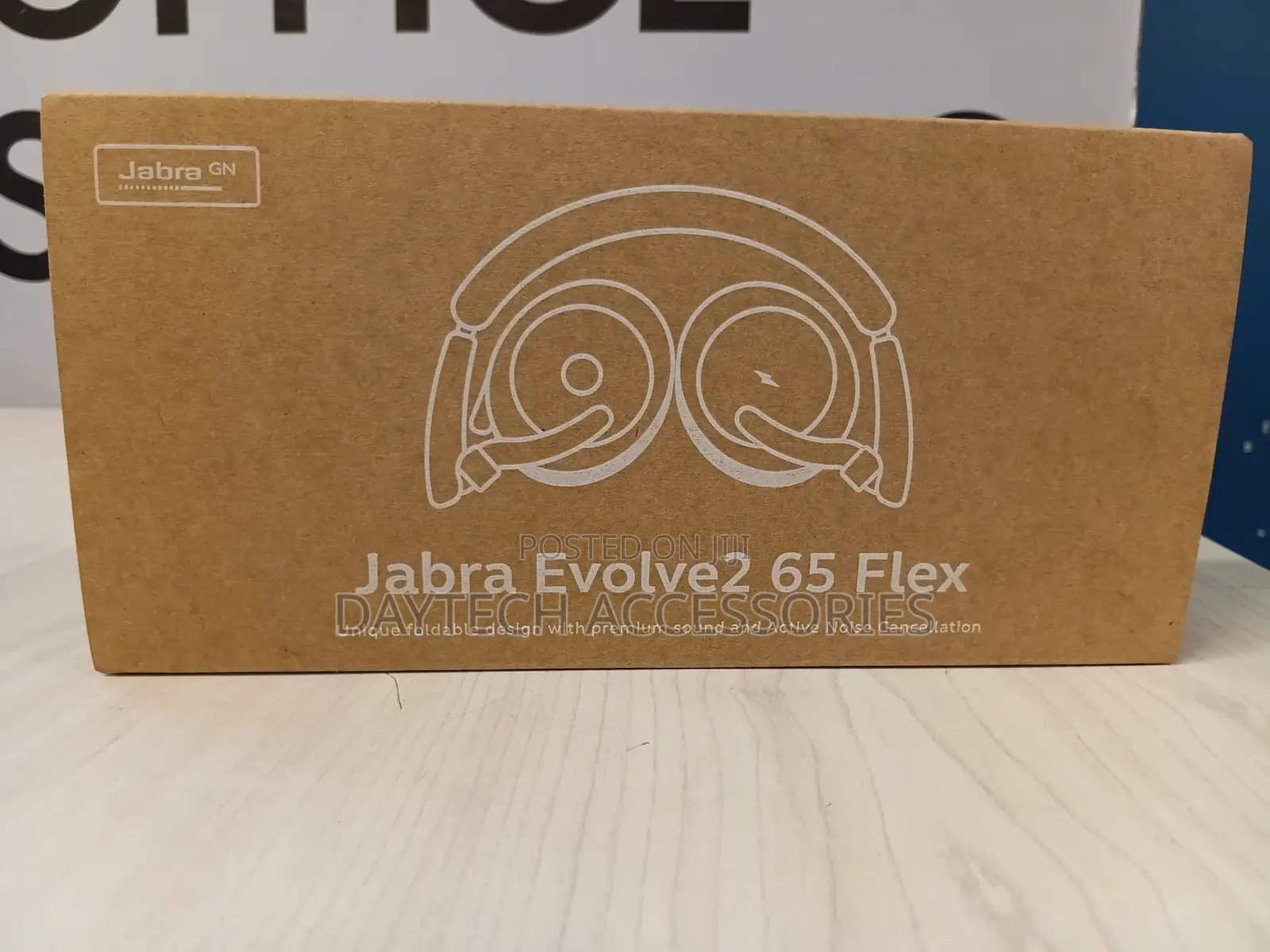Jabra Evolve2 65 Flex Wireless Stereo Headset - Noise-Cancelling.