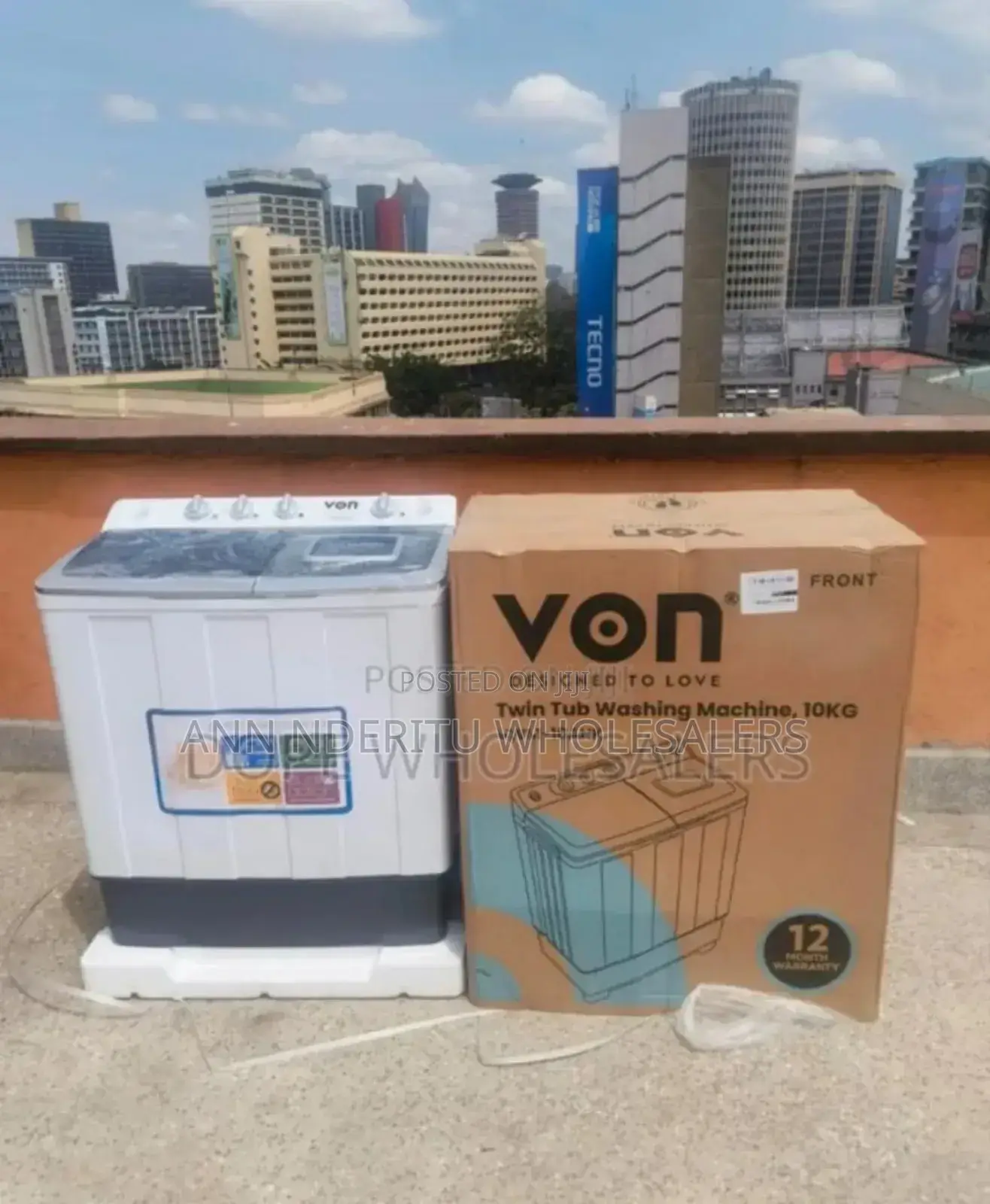 Affordable. Von* 8kgs Capacity Washing Machines