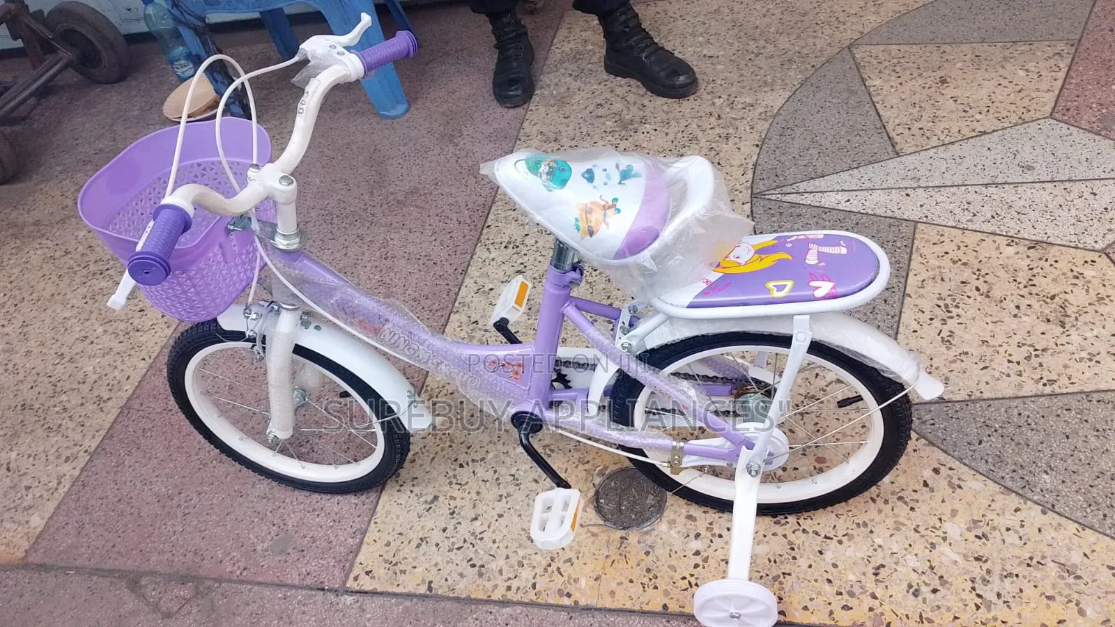 Premier Kids Bicycle Size 16 With Training Wheels
