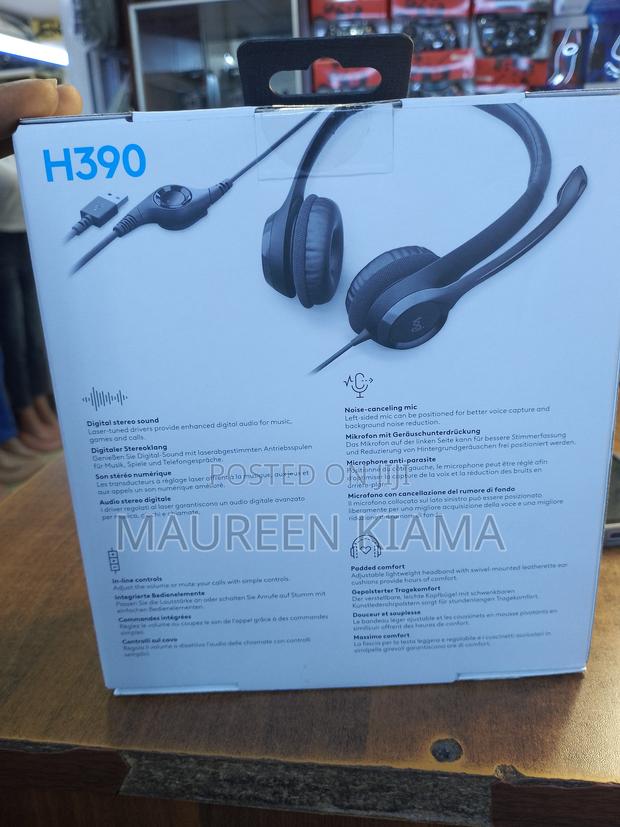 Logitech H390 Usb Noice Cancelling Headset- Clear Audio and Comfort - thumbnail 3
