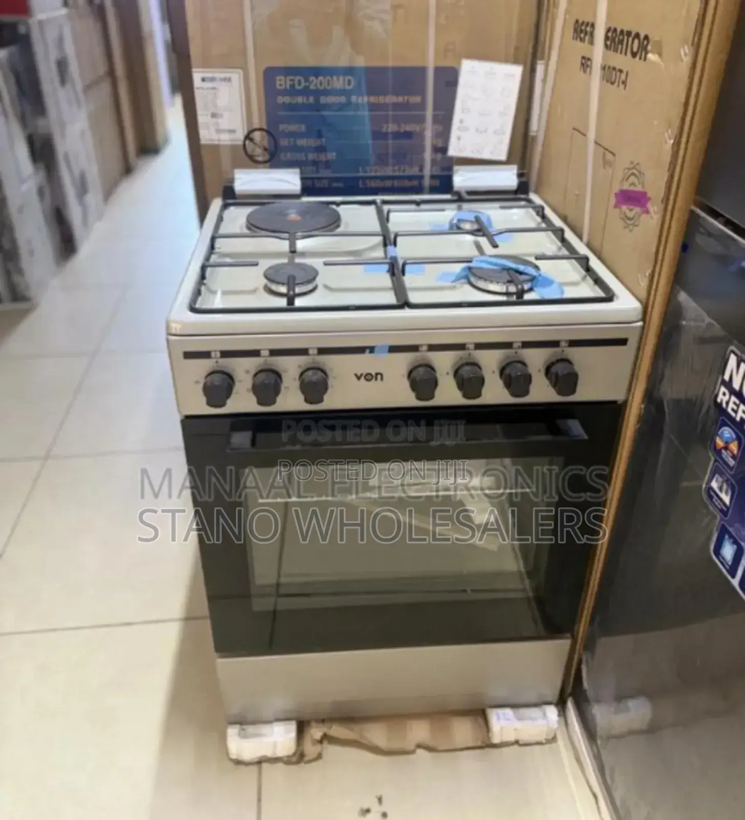 Colour White. New White -Von Cooker 60by60