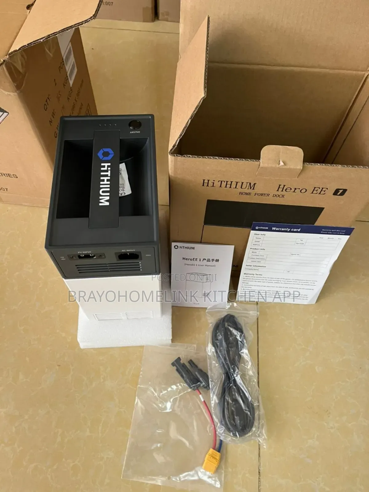 Portable Powerbank Station Solar Power Lithium