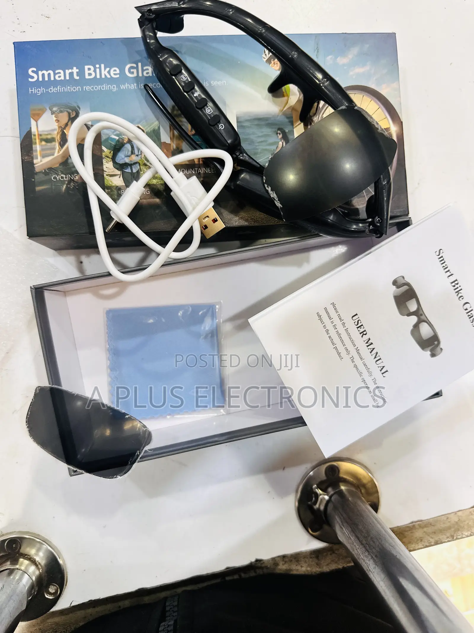 Yj01 Smart Glasses With Camera for Recording/Bt/Mem Card