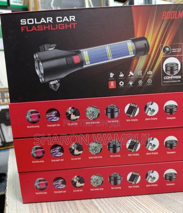 Solar Car Flashlight With Alarm/Solar Car Flashlight With Alarm