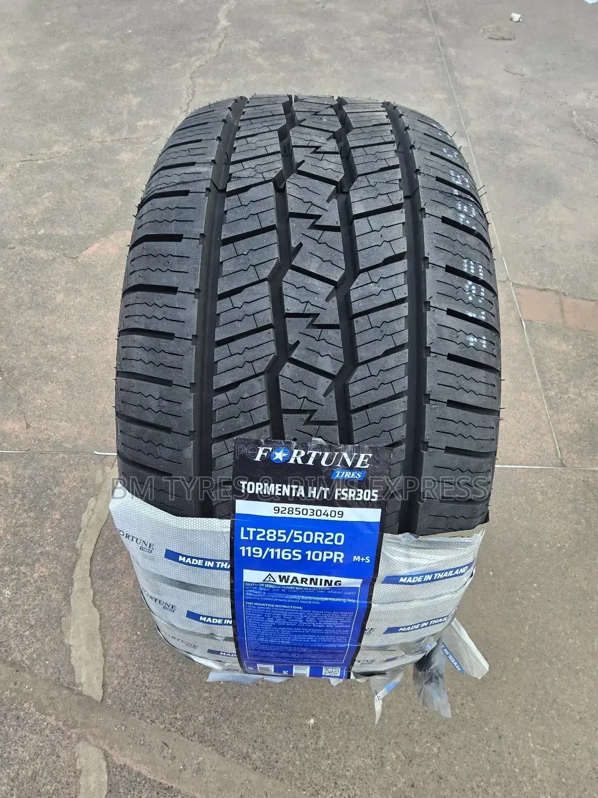285 /50 R20 Fortune Tyres,(All Terrein)