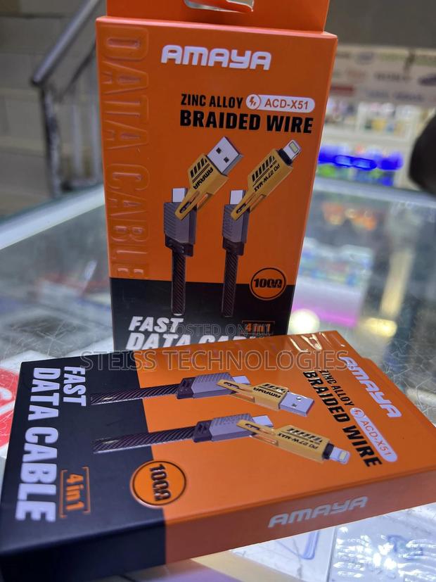 Amaya 4-in-1 Braided Cable - thumbnail 3