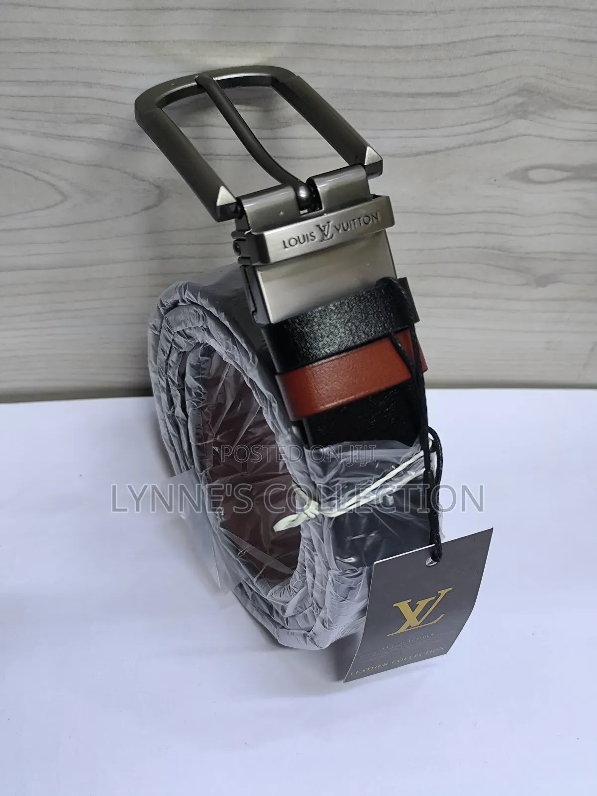Double Sided Branded Leather Belt