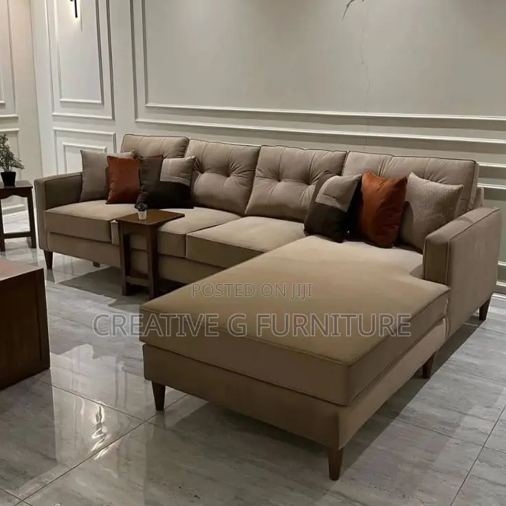 Deluxe Brown Lsofa Sofa Set