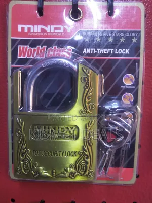 Mindy World Class Anti-Theft Security Padlock. √