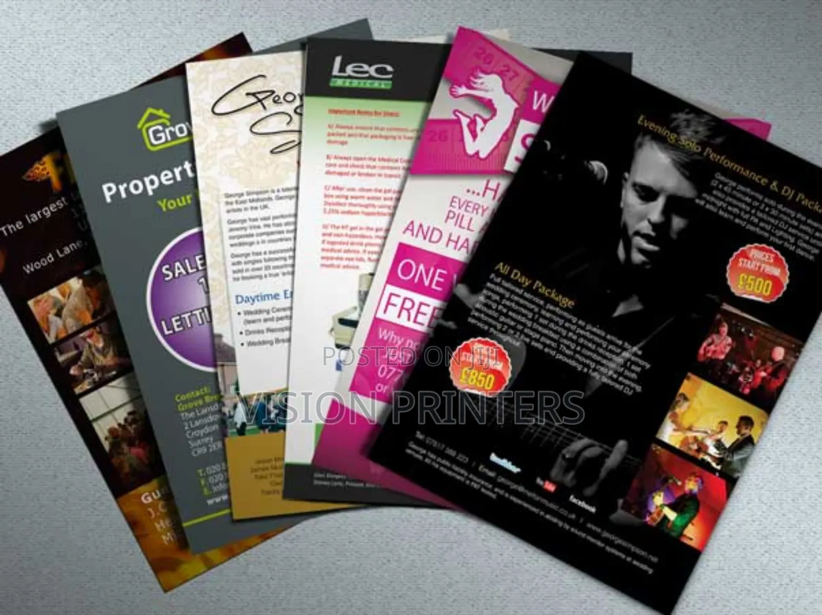 Logo Design, Flyers Bronchure Printing