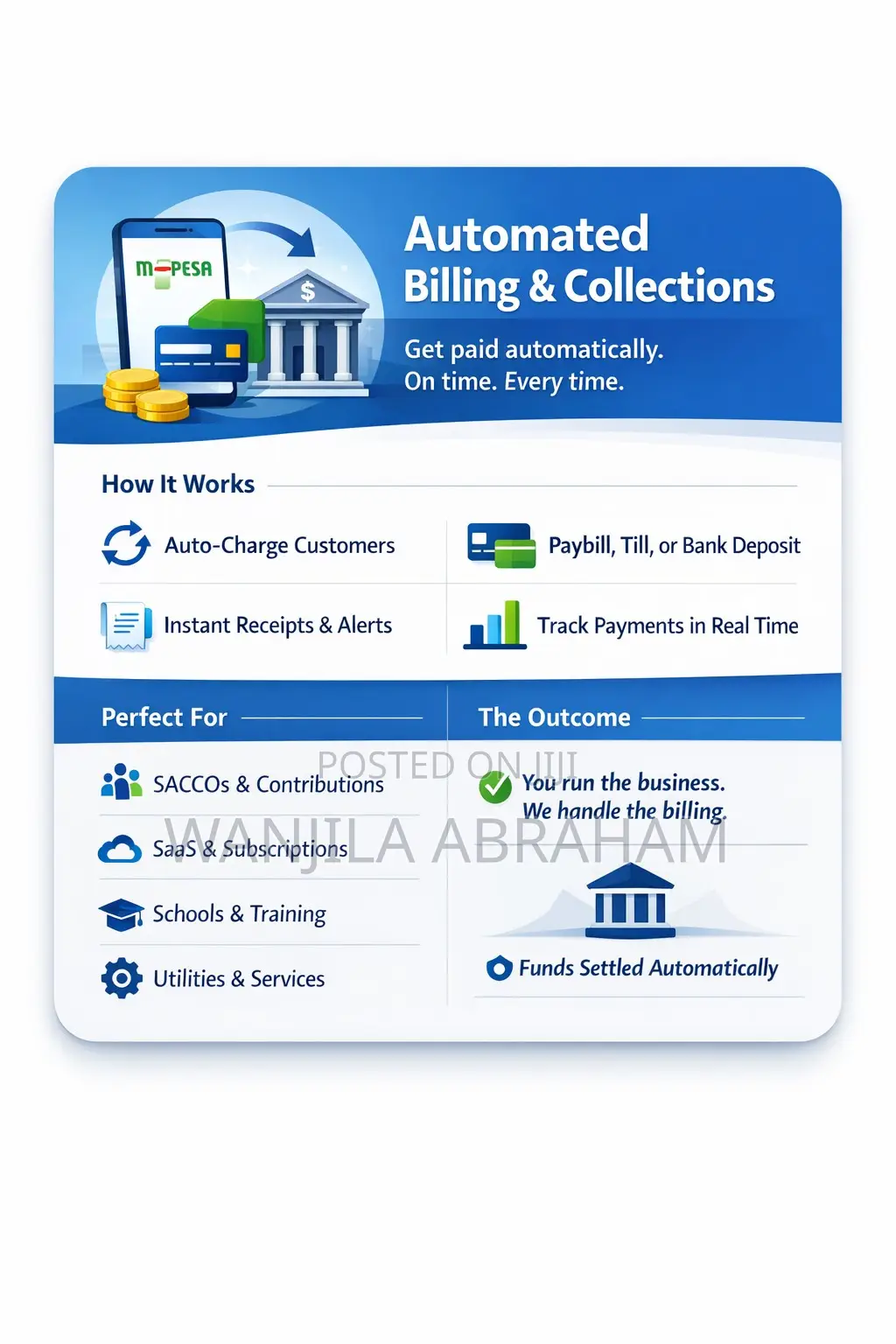 Automate Your Billing System – Mpesa-Paybill, Till Bank Payments