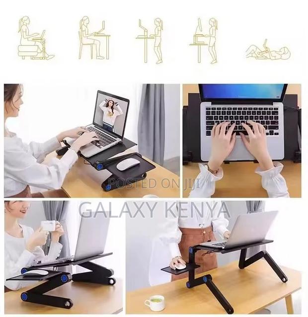 Laptop Stand With Mouse Rest and Fan