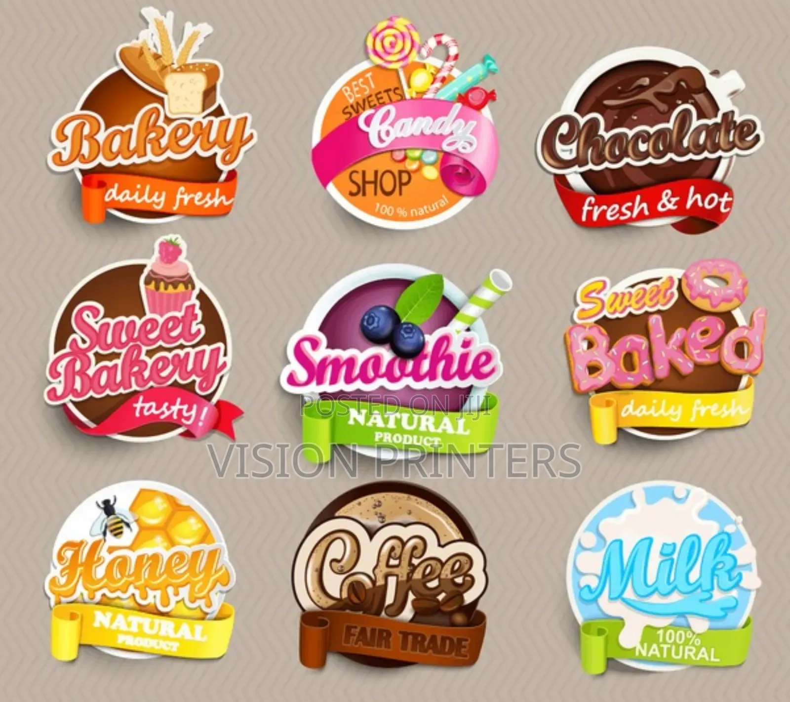 Stickers Labels Printing, Transparent Stickers Printing