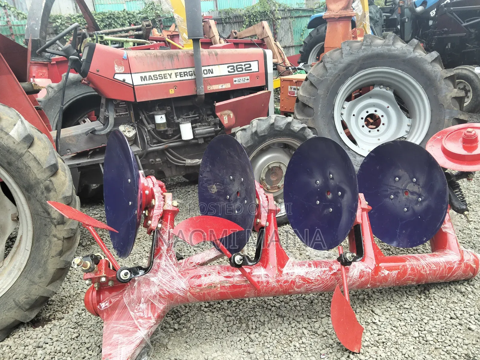 Brand New Mf 4 Discs Ploughs