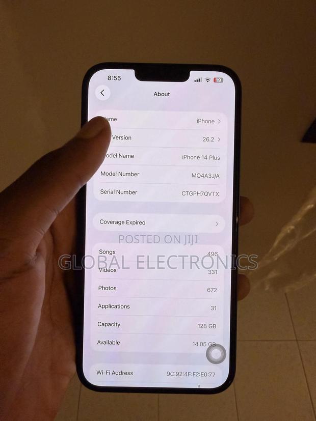 Apple iPhone 14 Plus 128 GB Black - thumbnail 6