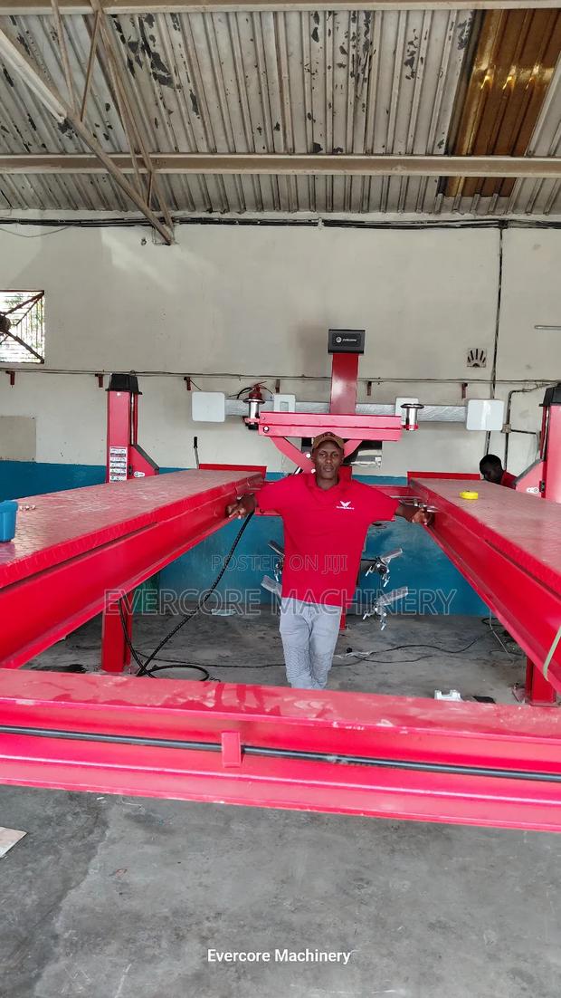 Commercial 3d Compiterized Wheel Alignment Machine With 4t Carlift
