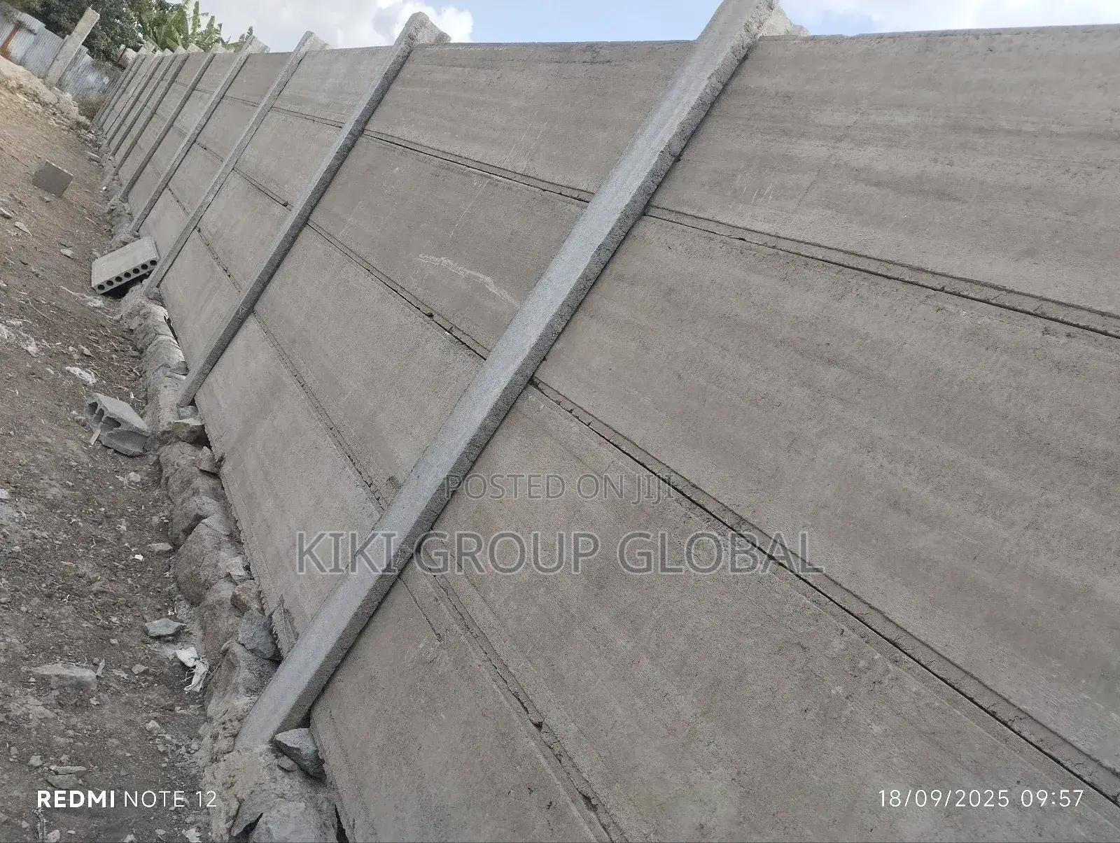 Precast Perimeter Fence Construction