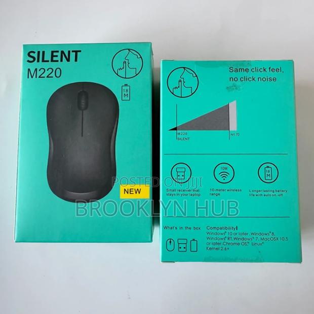 Logitech M220 Wireless Mouse Logitech Silent Click Mouse - thumbnail 2