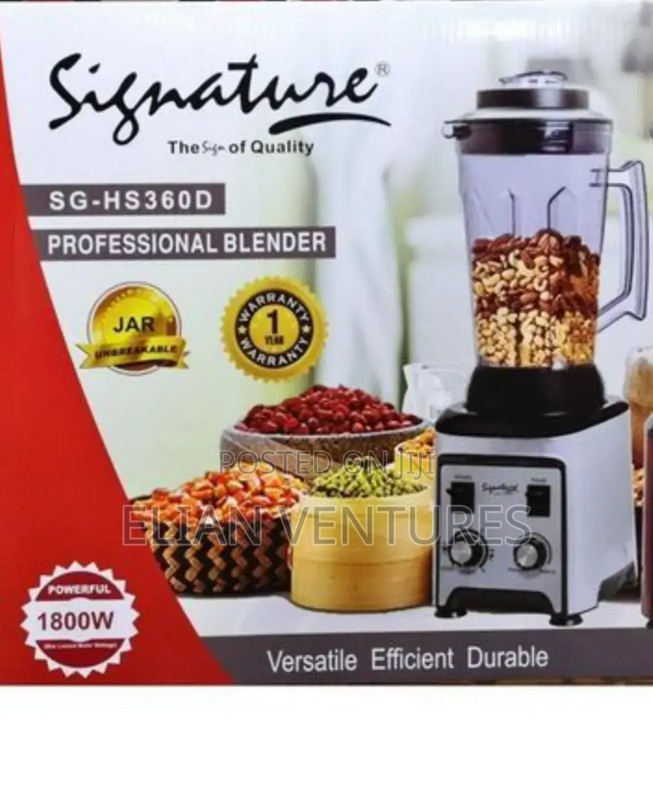 Original Signature Blender 1800 Watts