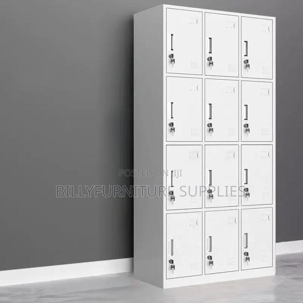 12 Locker Metallic File Cabinet