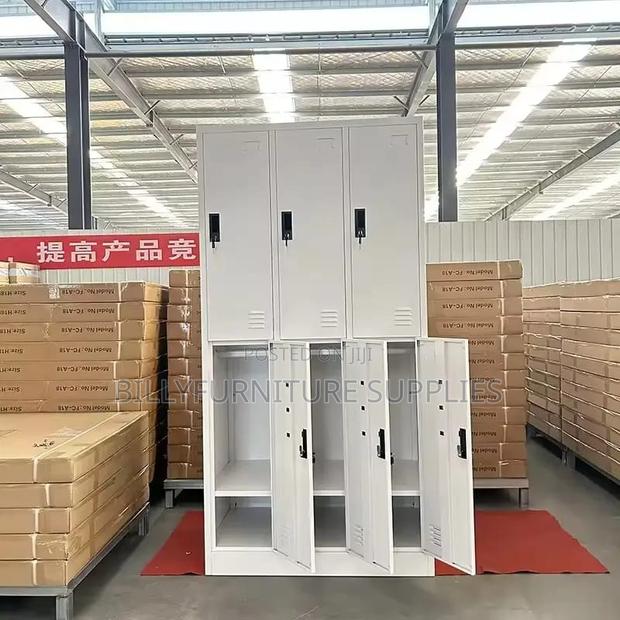 6 Locker Metallic File Cabinet