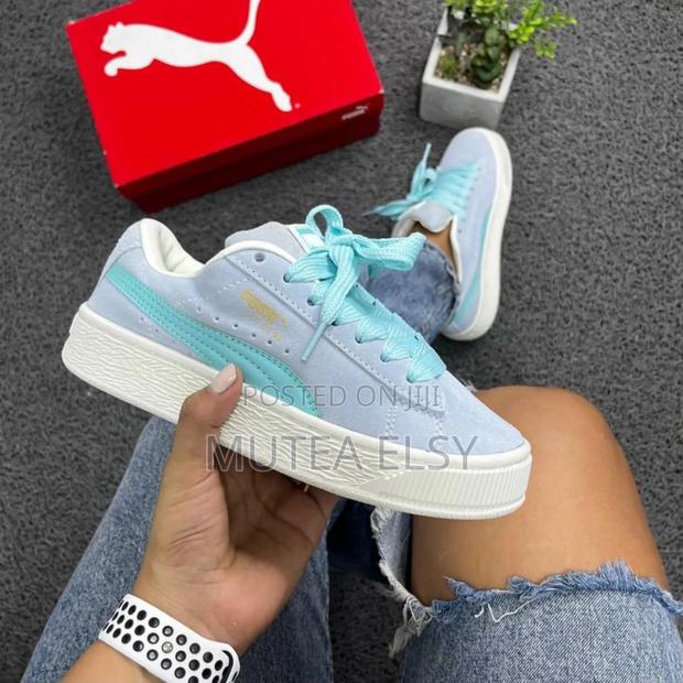 Blue Pink Puma Suede Xl Sneakers