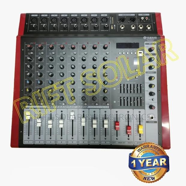Yamaha 8 Channels Powered Mixer Usb Bluetooth Enabled 1500 Watts
