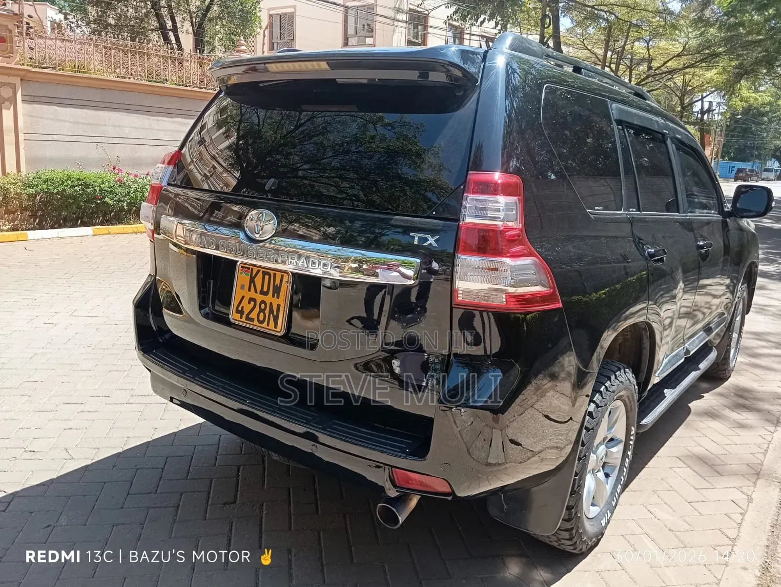 Toyota Land Cruiser Prado 2014 Matt Black