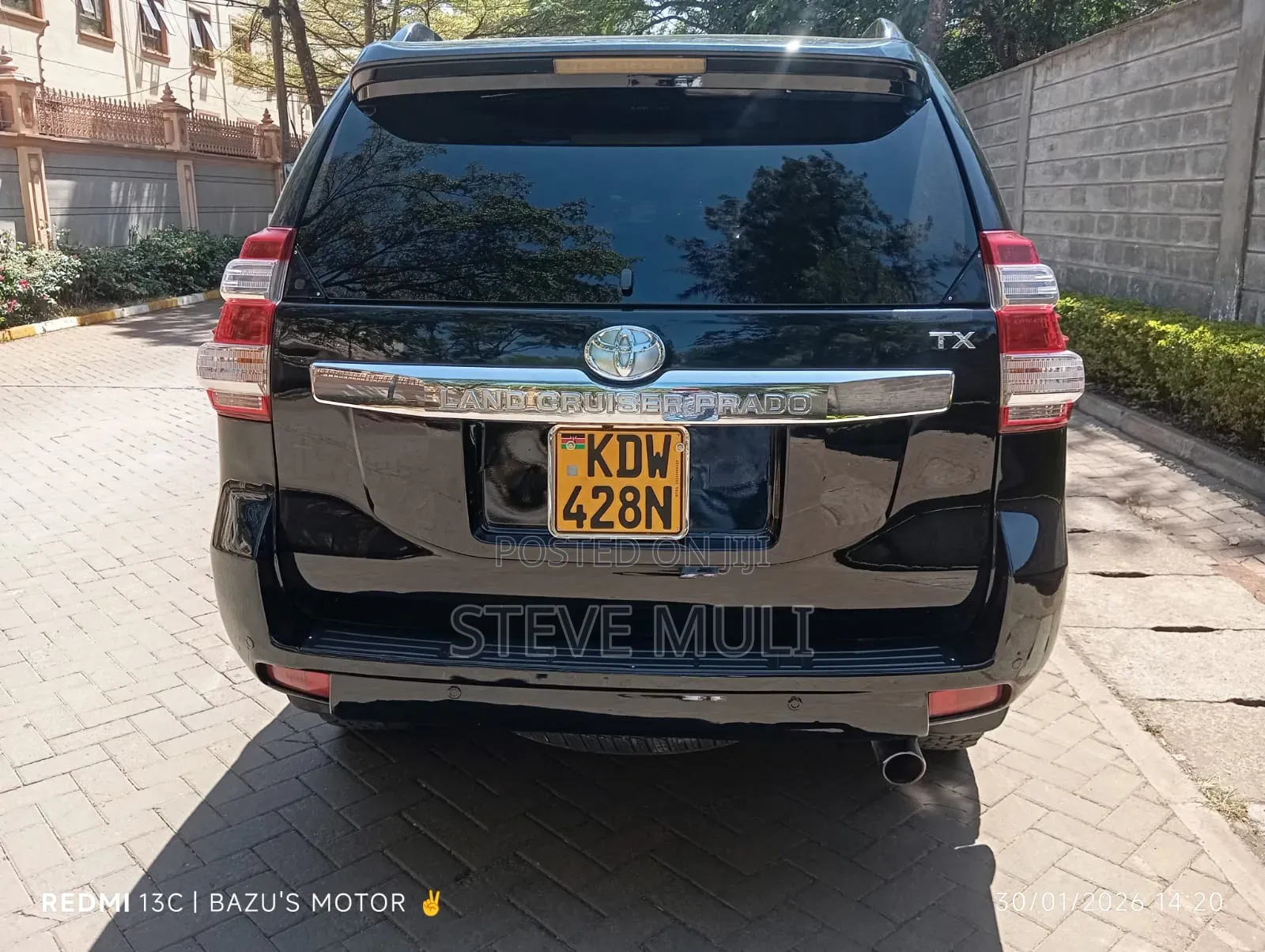 Toyota Land Cruiser Prado 2014 Matt Black