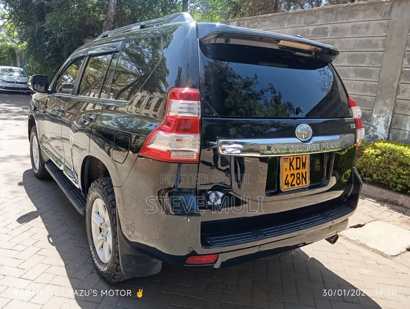 Toyota Land Cruiser Prado 2014 Matt Black