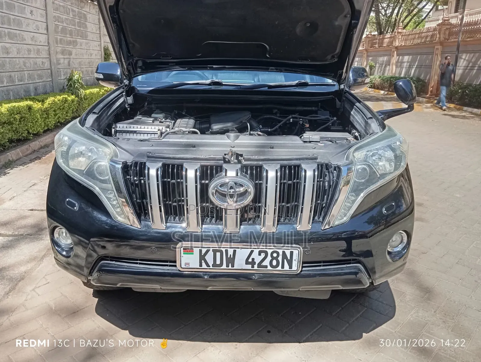 Toyota Land Cruiser Prado 2014 Matt Black
