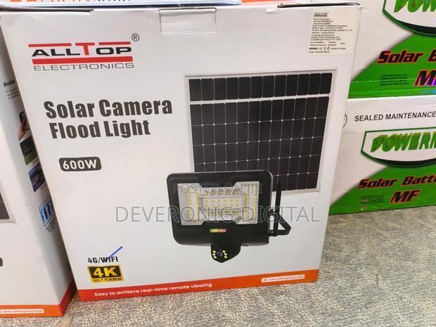 4g Solar Flood Light + 600w CCTV Camera - thumbnail 4