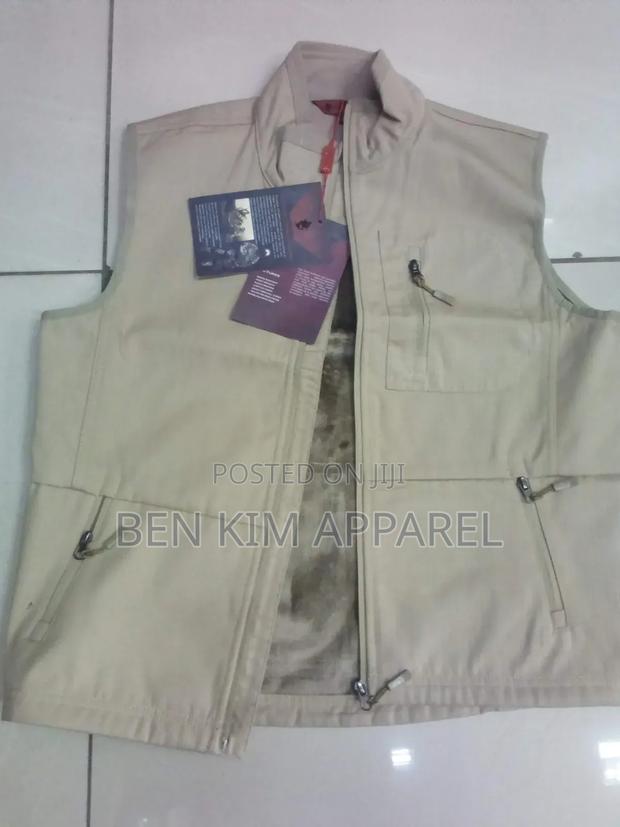 Tactical Thermal Half Jacket Medium and Small Beige, 3 Pockets - main view
