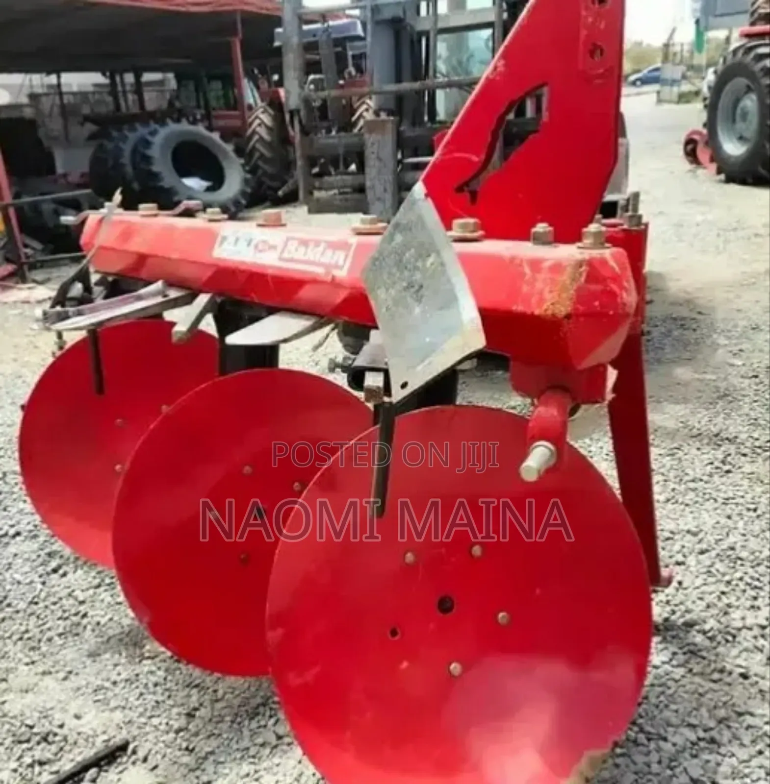 Heavy Duty Baldan/Samaki 3 Discs Plough
