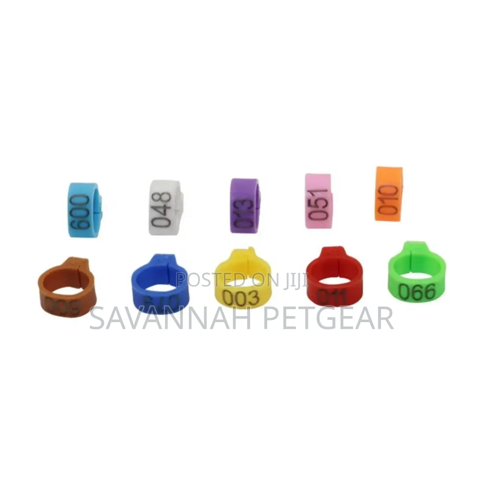 Plastic Pigeon Foot Ring Inner Diameter: 8 Mm (50 Pieces)